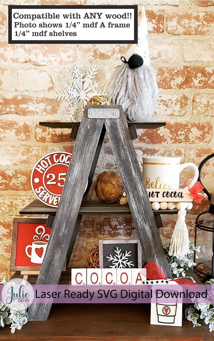 Julie Did It Studios Tier Tray Ladder Tier Tray (3 Tiers)
