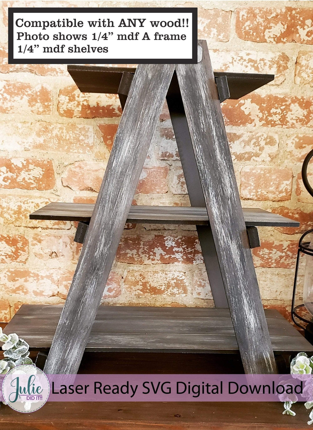 Julie Did It Studios Tier Tray Ladder Tier Tray (3 Tiers)