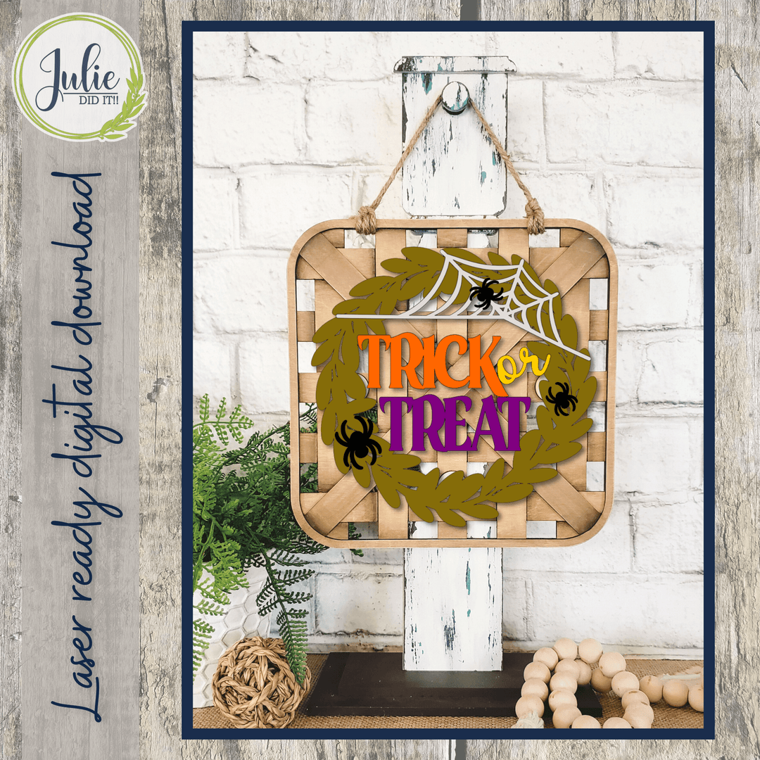 Julie Did It Studios Trick or Treat Wreath