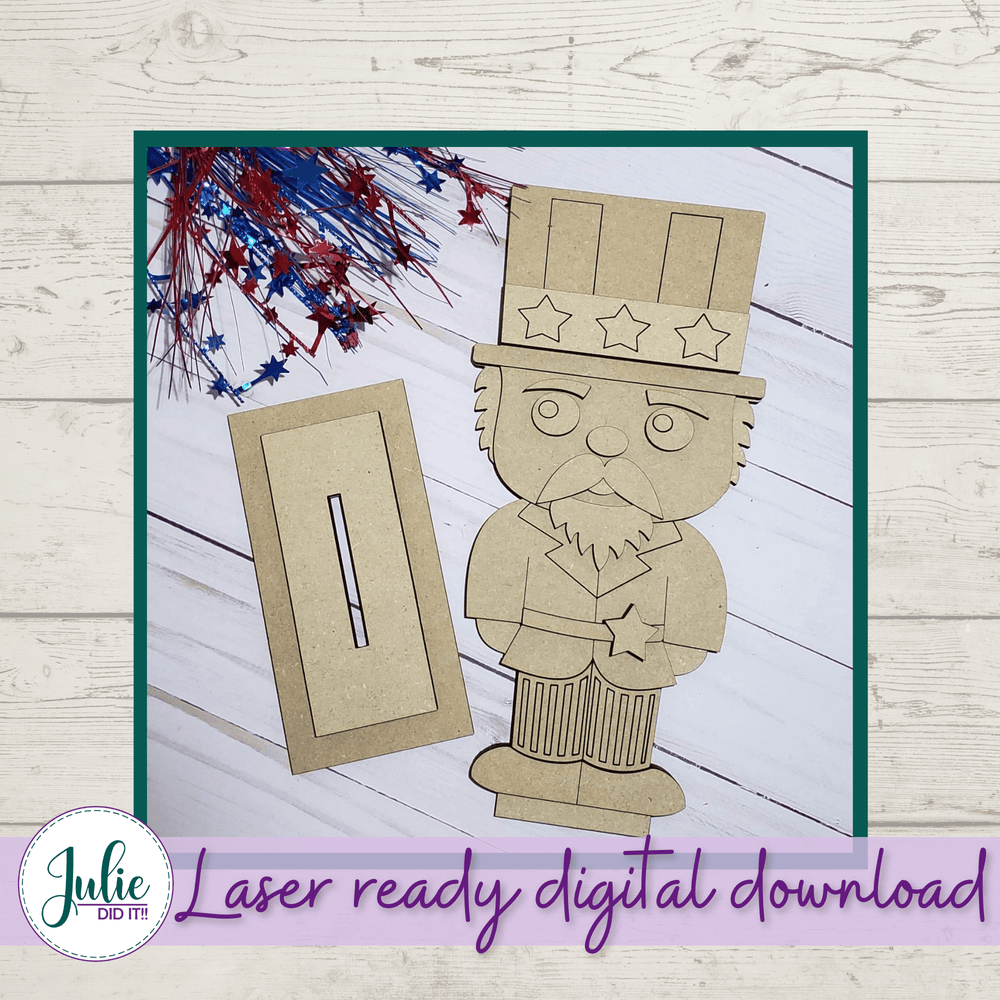 Julie Did It Studios Uncle Sam Shelf Sitter