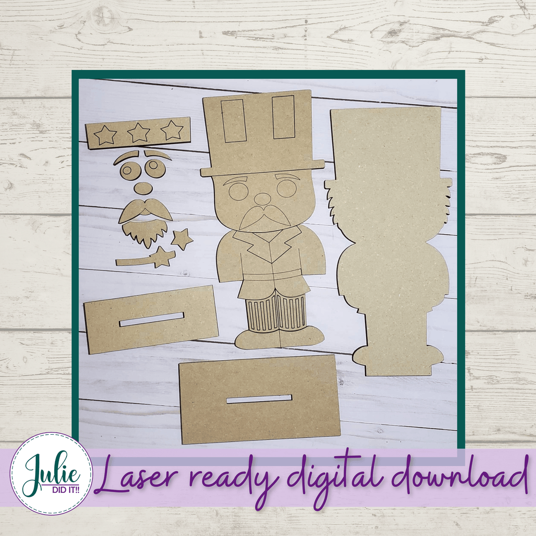 Julie Did It Studios Uncle Sam Shelf Sitter