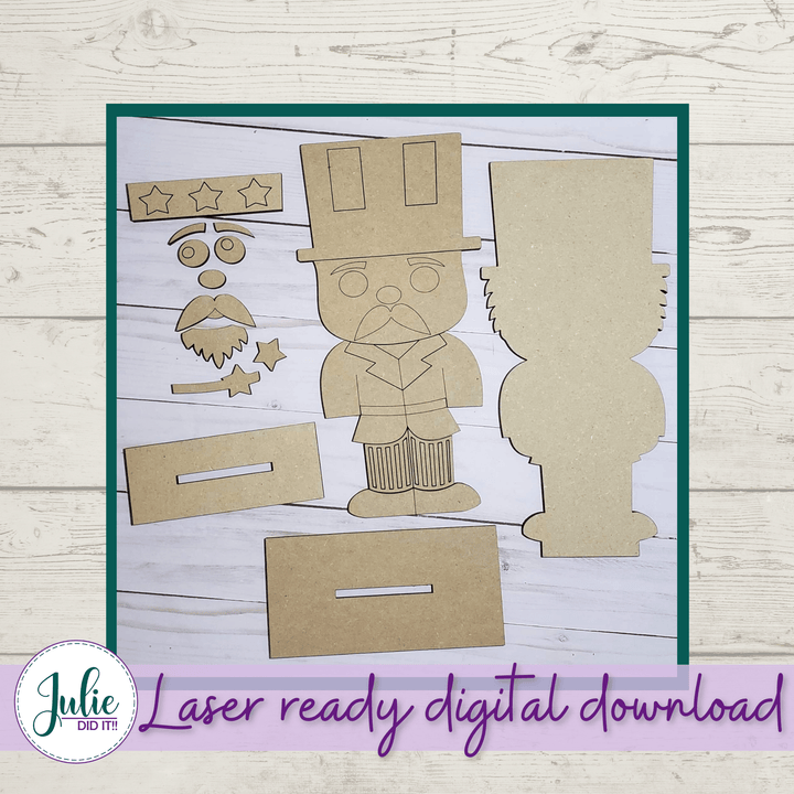 Julie Did It Studios Uncle Sam Shelf Sitter