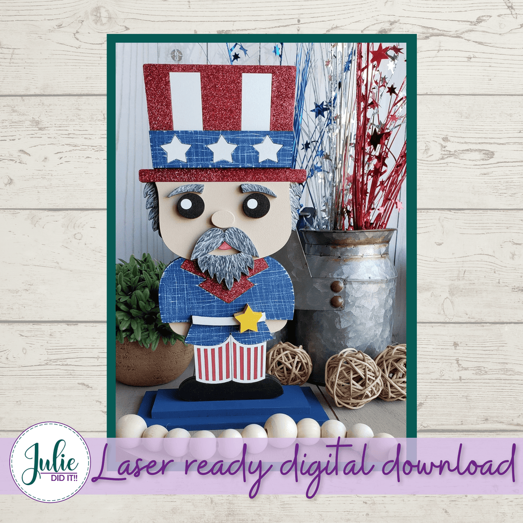 Julie Did It Studios Uncle Sam Shelf Sitter