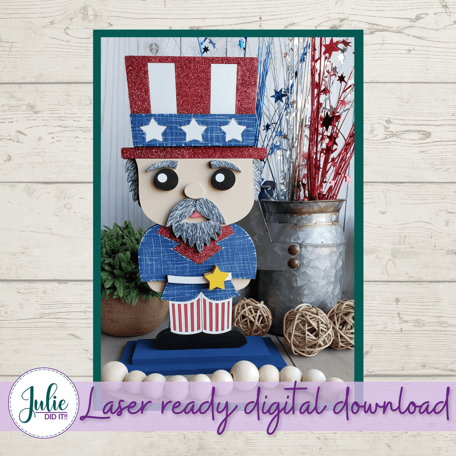 Julie Did It Studios Uncle Sam Shelf Sitter