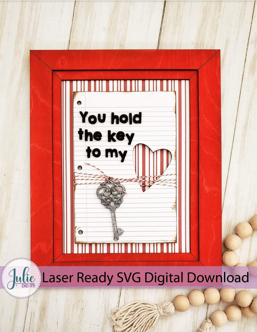 Julie Did It Studios Valentine You Hold the Key...