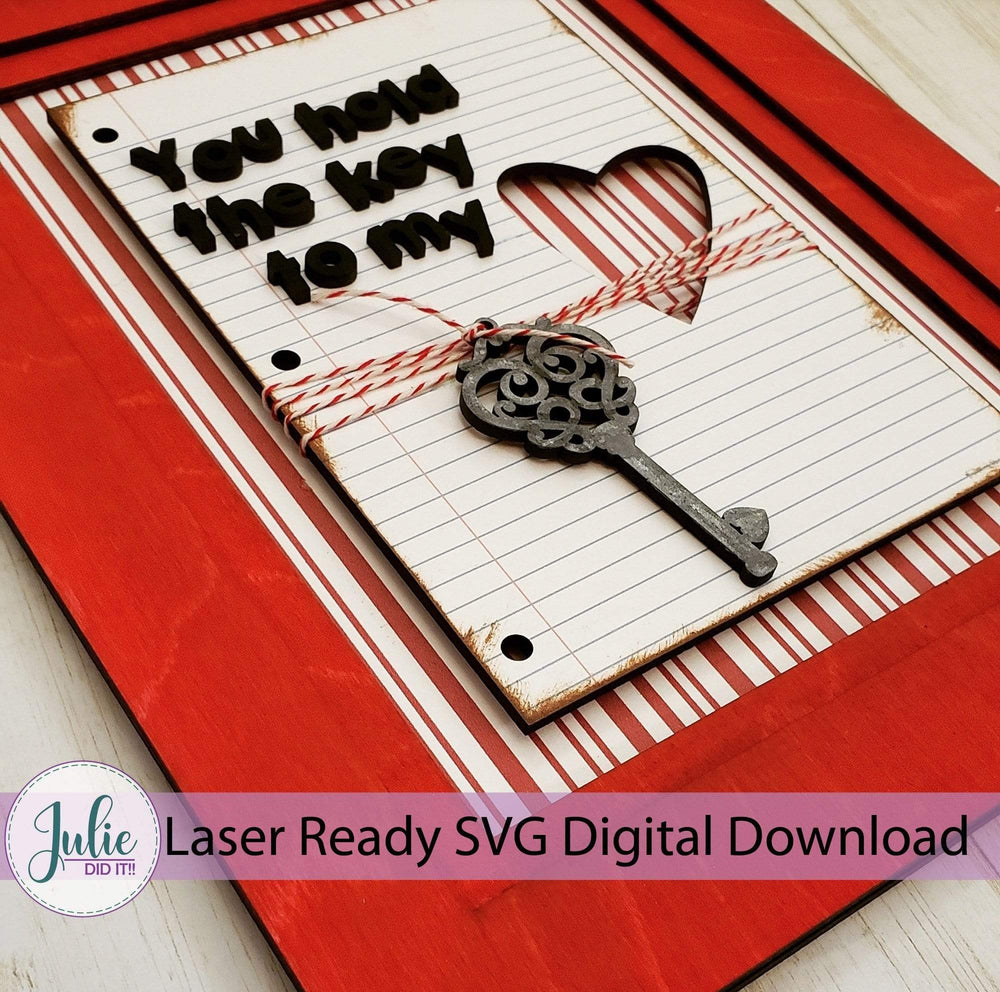 Julie Did It Studios Valentine You Hold the Key...