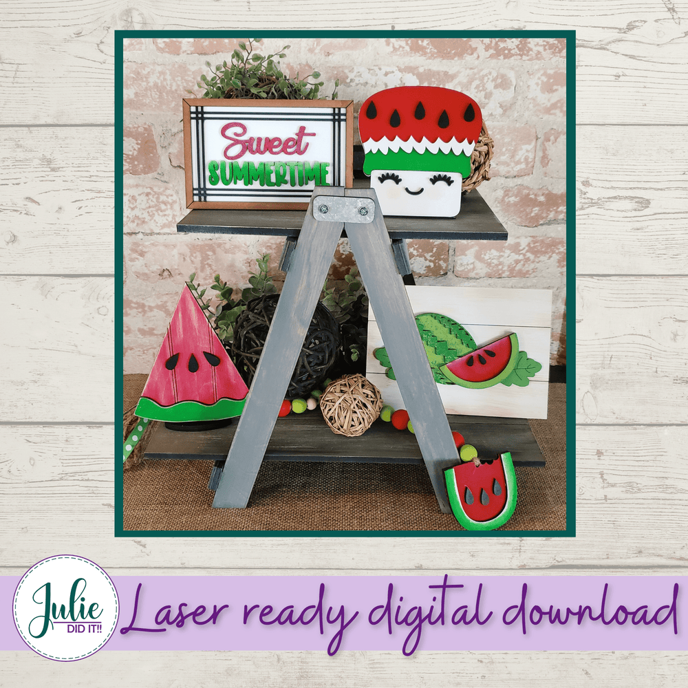 Julie Did It Studios Watermelon Tiered Tray