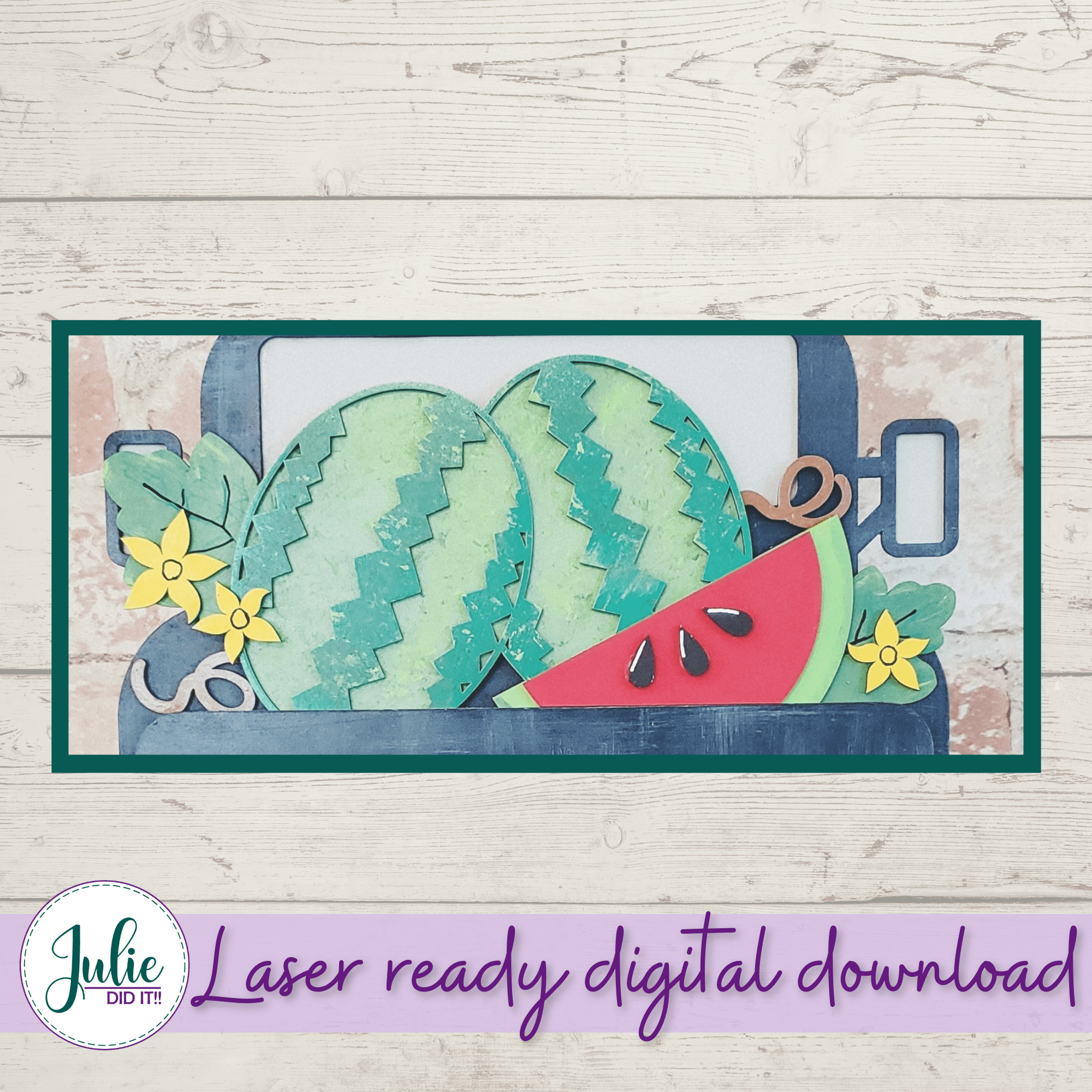 Watermelon Window Box Insert – Julie Did It Studios