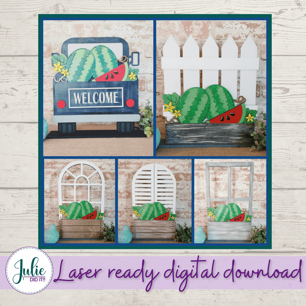 Julie Did It Studios Watermelon Window Box Insert