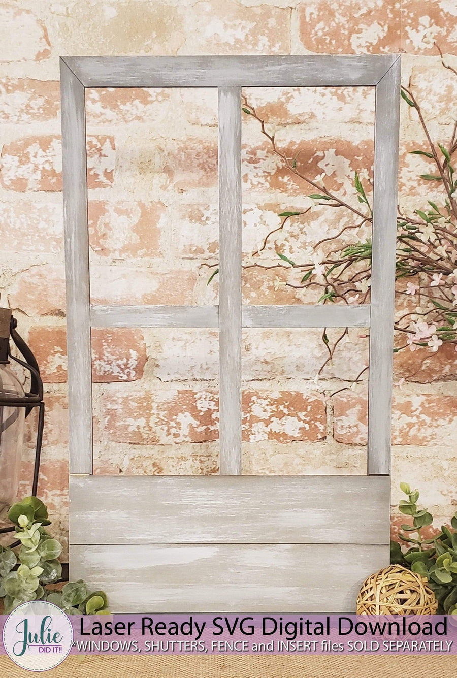 Julie Did It Studios window box SVG Farmhouse Window Box Shelf Sitter