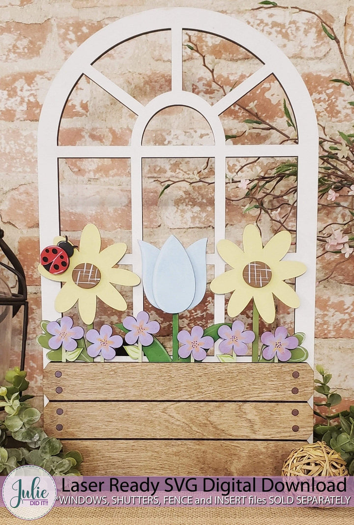 Julie Did It Studios window box SVG Window Box Sign