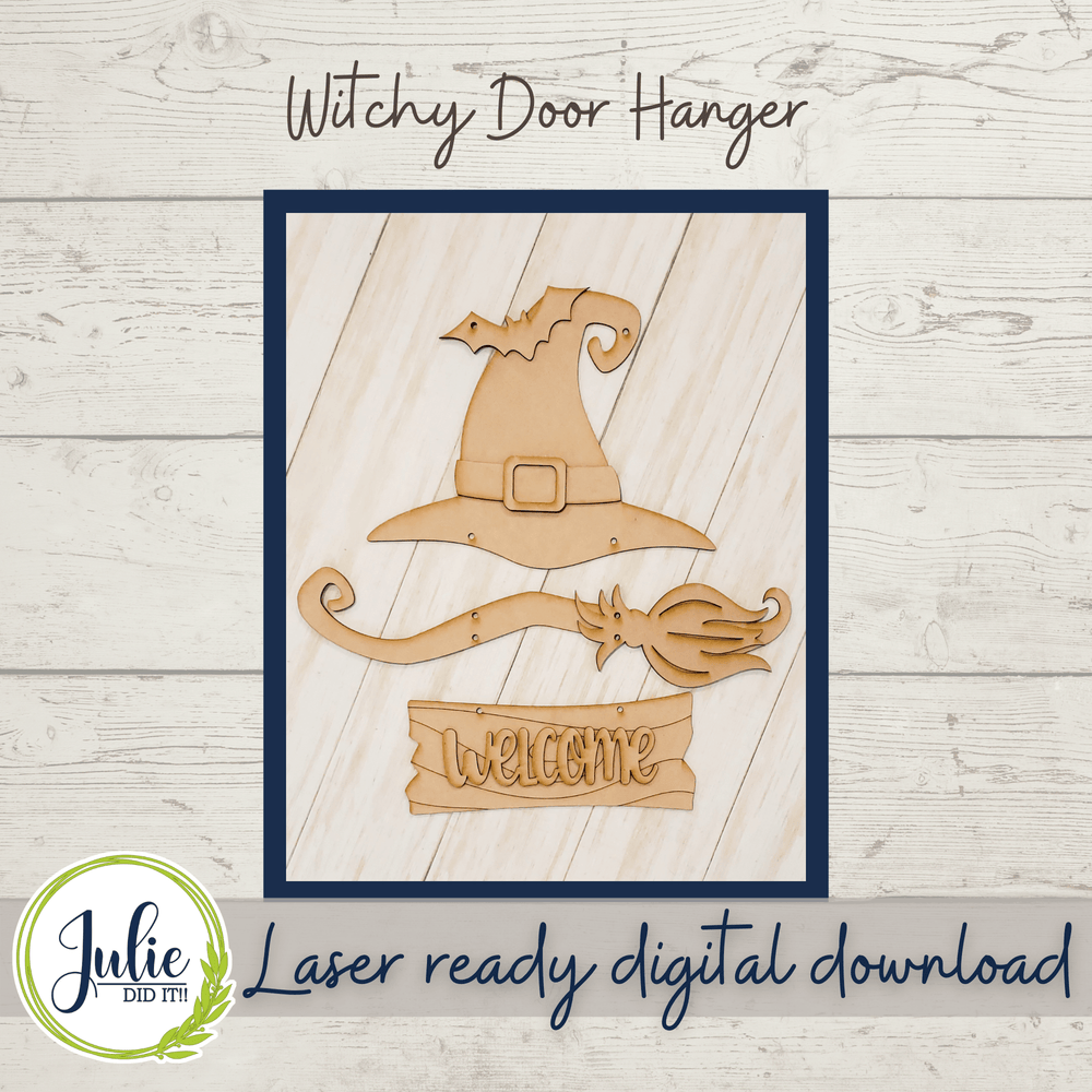 Julie Did It Studios Witchy Door Hanger