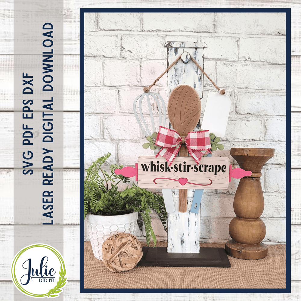 Julie Did It Studios "You Be the Maker" Box Kit - Whisk, Stir, Scrape - An October 2022 Design Studio Membership Exclusive File